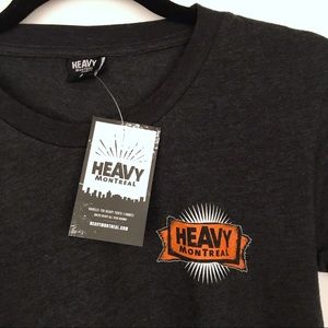 Heavy Montreal woman’s grey t shirt size L